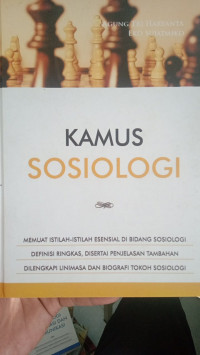 Kamus Sosiologi