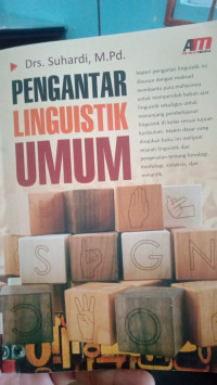 Pengantar Linguistik Umum